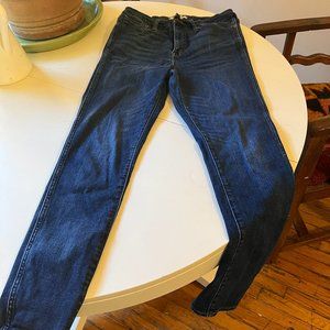 Madewell 10" High-Rise Skinny Jeans in Hayes Wash 29